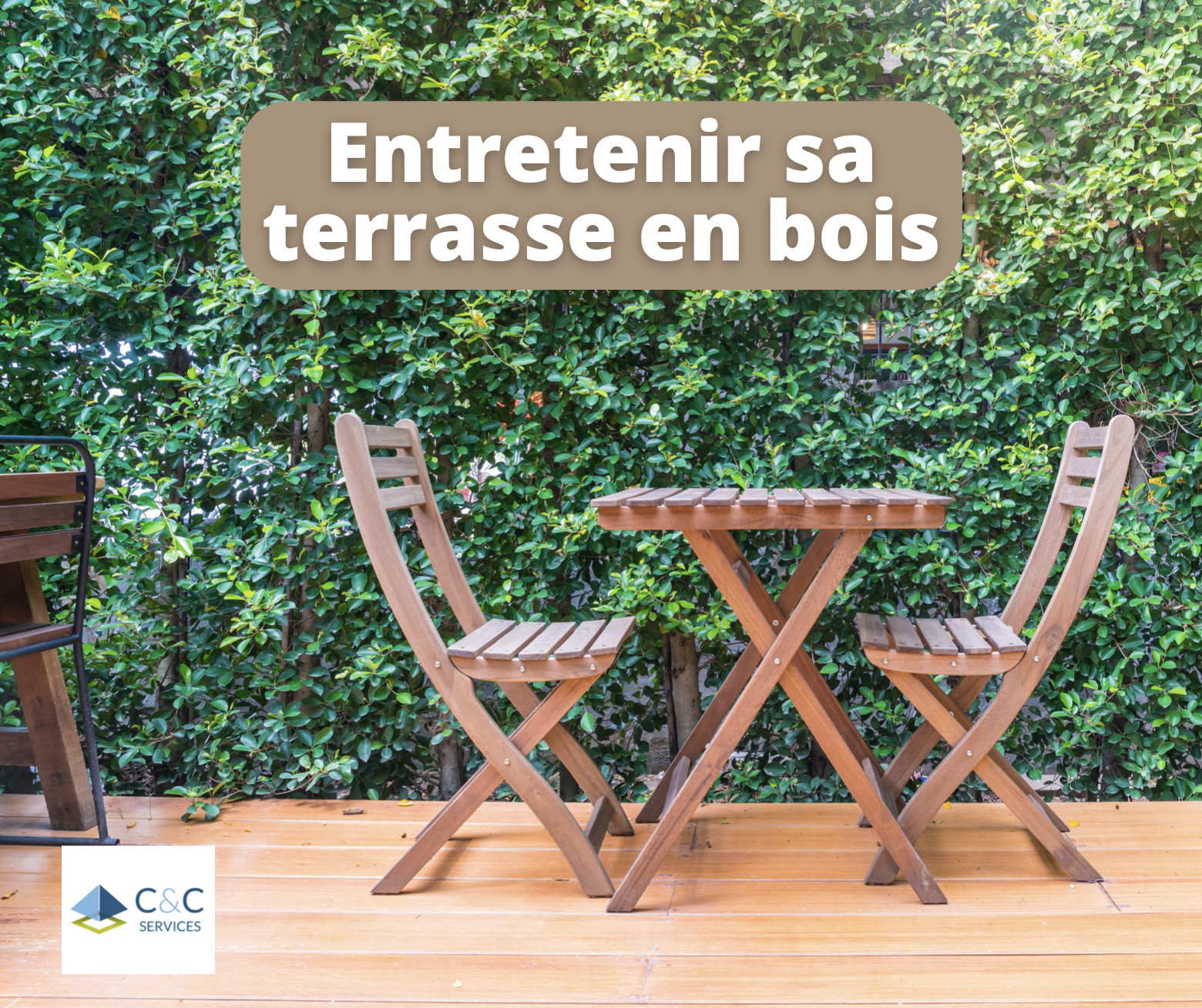 nettoyage de terrasse en bois à Pornichet